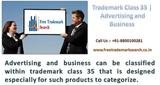Advertising and business can be classified within trademark class 35 that is designed especially for such products to categorize. Free Trademark Search S-191 C, 3rd floor,Manak Complex,School Block, Shakarpur 
