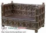 Antique Wooden and iron Industrial Furniture
