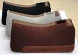 5 Star Standard Contoured Saddle Pad Available in 3 Colors: Black, Natural and Brown. Bitterroot Saddle Co. 360 Mill Creek Road 