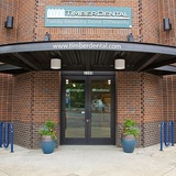 front view timber dental
