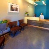 Reception area at Timber Dental