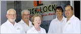 The team behind the Quicklock office partition system.
