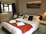Holiday Cottage Watchet Master Bedroom with Sea Views