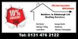 FREE Roof Inspections, Free Estimates, Builders In Edinburgh, Roofers In Edinburgh, Insurance Roof Repairs, Flat Roof Repair 0131 476 2122, Edinburgh