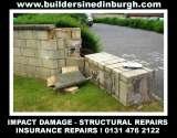 impact damage to wall insurance repairs,  Fire Damage Repairs Edinburgh, Insurance Building Contractors Edinburgh 12a Beaverhall Road 