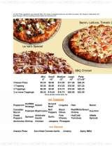 Pricelists of La Val's Pizza