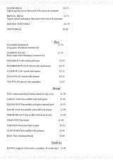 Pricelists of Laagan Contemporary Indian Restaurant Twickenham