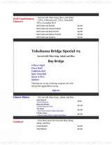 Pricelists of Yokohama Sushi Bar & Restaurant