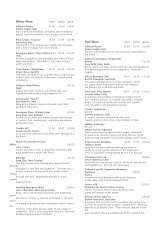 Pricelists of The Sanctuary Bar & Restaurant