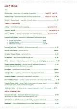 Pricelists of Bamboulas Caribbean Restaurant & Takeaway Brixton
