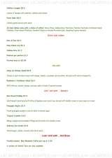 Pricelists of Bamboulas Caribbean Restaurant & Takeaway Brixton