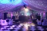 Black & white dance floor, marquee lighting Freelove Group Limited Unit 2 Senate Place, Whitworth Road 