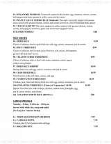 Pricelists of Thai House Restaurant