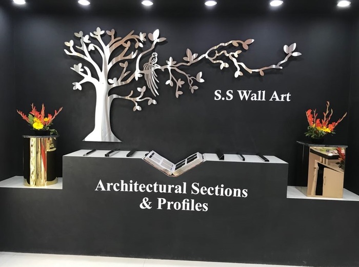 Stainless Steel Wall Art Applications of Designer Stainless Steel Sheets of Mapple Stainless Processing Pvt Ltd 215 HSIIDC Industrial Estate, Kundli - Photo 3 of 4