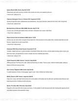 Pricelists of Buon Gusto Italian Restaurant