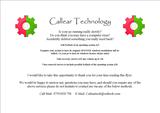 Menus & Prices, Callear Technology, stoke-on-trent