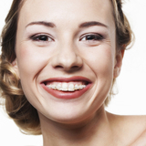 Smile with dental braces