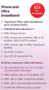 Pricelists of Utility Warehouse
