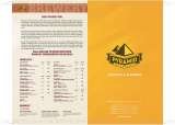 Pricelists of Pyramid Alehouse, Brewery & Restaurant