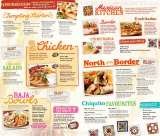 Pricelists of Chiquito Mexican Restaurant & Bar - Southampton