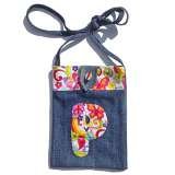 Handmade small denim shoulder bag with initial GJWHF - Funky Stuff for Grown Ups 154 Leeson Drive 