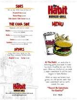 Pricelists of Habit Burger Fresno