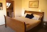 Double bed in family room ensuite Westrow Lodge Bed & Breakfast A964 