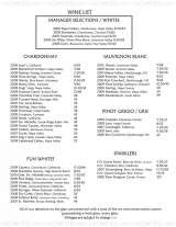 Pricelists of Scott's Seafood Grill and Bar Folsom