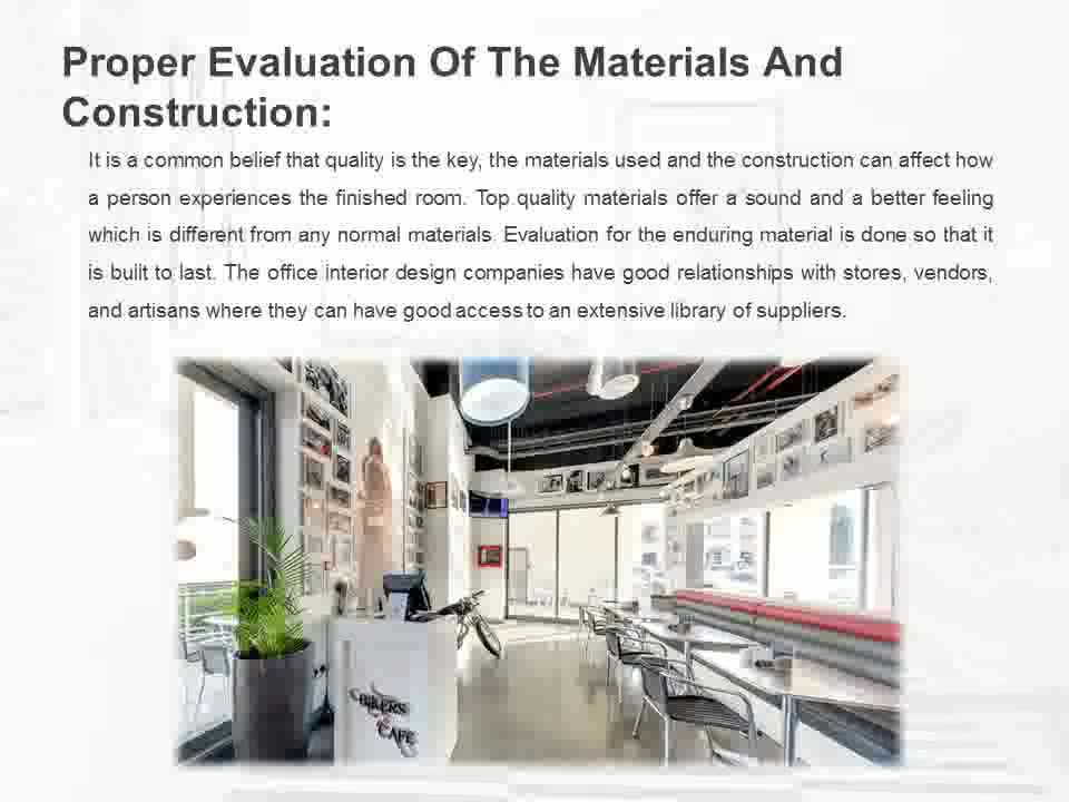 Office Interior Design Companies in Dubai - Factors that set the Experience.wmv