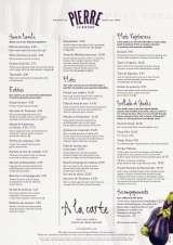 Pricelists of Le Bistrot Pierre - Plymouth