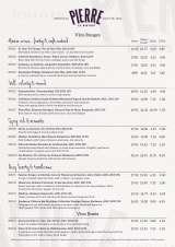Pricelists of Le Bistrot Pierre - Plymouth
