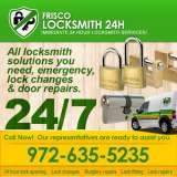 24 hour Locksmith Service Frisco Locksmith 7010 Elm St 