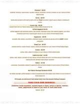 Pricelists of Tony's Delicatessen & Catering