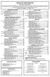 Pricelists of McCormick & Schmick's Seafood Restaurant - Denver