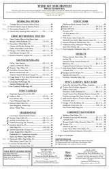 Pricelists of McCormick & Schmick's Seafood Restaurant - Washington, DC (Penn Quarter)