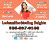 Locksmiths Sterling Heights, Sterling Heights