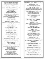 Pricelists of McCormick & Schmick's Seafood Restaurant - Cherry Hill, NJ