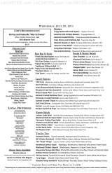 Pricelists of McCormick & Schmick's Seafood Restaurant - McLean, VA