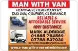Menus & Prices, Removals Chipping Norton Man & Van OX7, Oxford