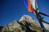 Tandem paragliding in the Julian Alps