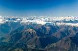 Panoramic flight to the Julian Alps