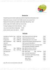 Pricelists of The Egg Cafe