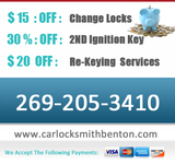 Pricelists of Car Locksmith Benton MI