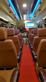 Interior of Tempo Traveller hire, Mini Bus and Bus Hire Rental Delhi Paras Interna
