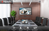 Modern conference room (done in 3d) Prijector 565 Foxhall Court 