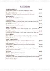 Pricelists of The Carlton Hotel & Restaurant