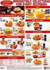 Pricelists of KFC @ Yishun II