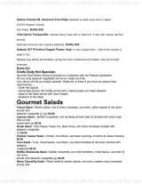 Menus & Prices, Gourmet Food Parlour, Malahide