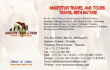 Pricelists of Ancestor Travel & Tours