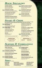 Pricelists of Chandler's Chophouse